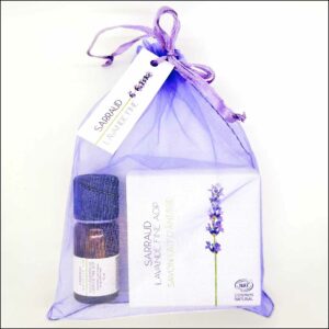 Cadeau huile essentielle lavande et savon César