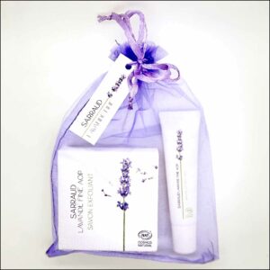 Cadeau lavande savon et baume lèvres Gaspard